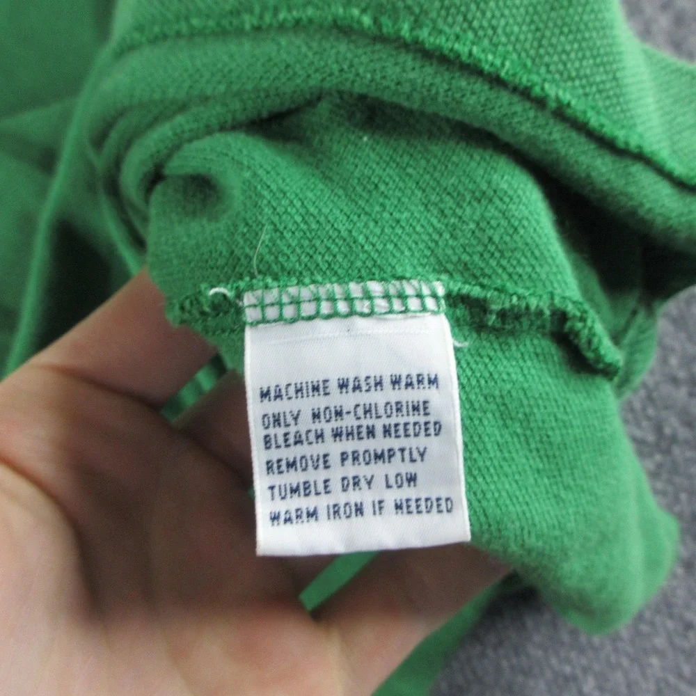 Polo By Ralph Lauren Polo Shirt Mens 3XLT Green Short Sleeve Big Pony Italy 10